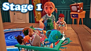 Hello Neighbor Hide Seek - Stage 1 Walkthrough All Animal Toys Locations