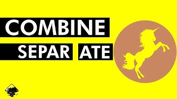 Inkscape 1.2: COMBINE or SEPARATE Vectors (3 Methods)