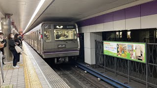 Osaka metro谷町線22系61編成大日行き発車シーン