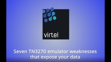 Seven Vulnerabilities of Thick Client TN3270 Emulators That Compromise Mainframe Resources