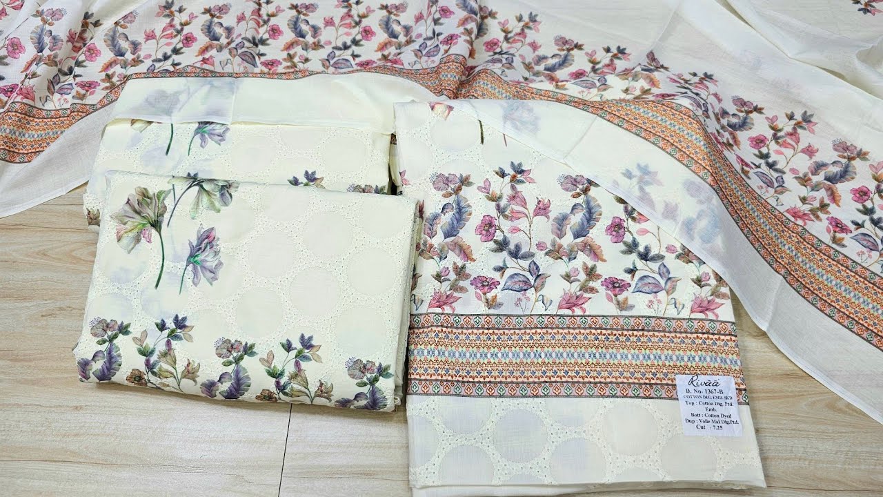 RIVA exclusive 🌸 Original Authentic Dress 💖 summer special | three piece wholesale market | kenakata