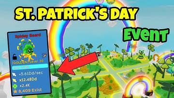 🍀St. Patrick island Event is so AMAZING😍(Clicker Simulator)