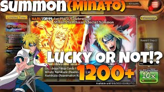 NxB NV: Minato Namikaze Special Summon | +1200 Shinos | Lucky Or Not ?