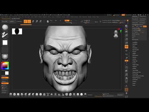 how to subdivide a section zbrush