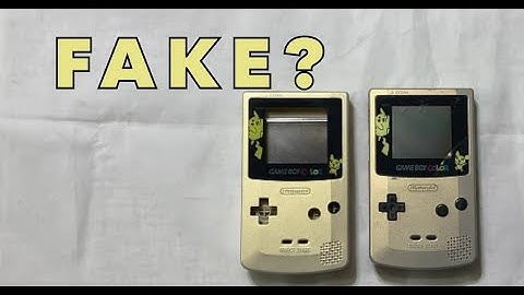 Fake Vs Real: Gold Silver Pikachu Edition Gameboy Color - Shells are cheaper than authentic Pokemon!