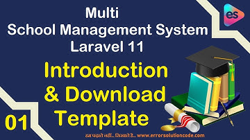 Introduction and Download Admin Template | Multi School Management System Laravel 11