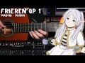 Frieren opening 1  yuusha  yoasobi  fingerstyle guitar tutorial 
