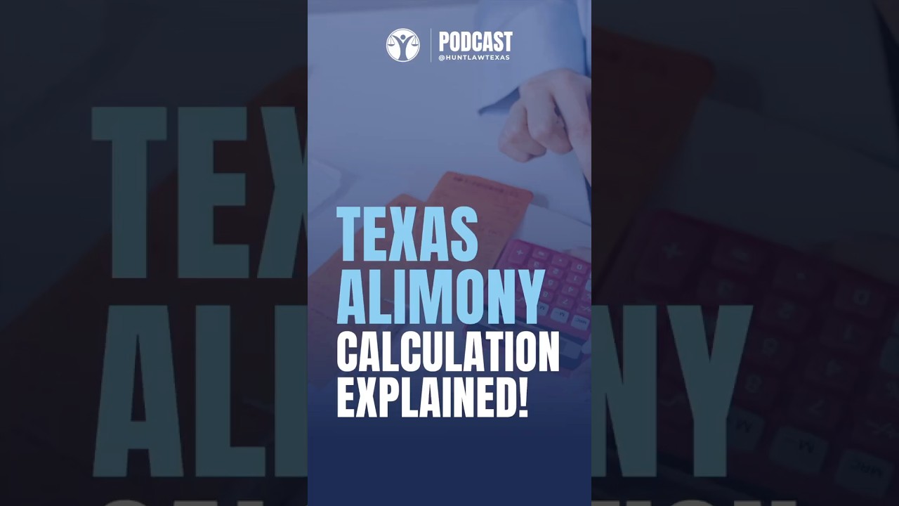 Texas Alimony: Calculation Explained!