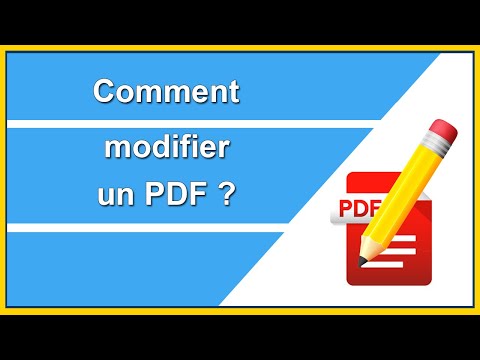 MODIFIER UN PDF - METHODE SIMPLE POUR DEBUTANT