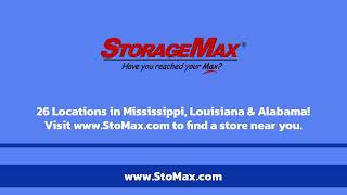 StorageMax is you local Self Storage provider!