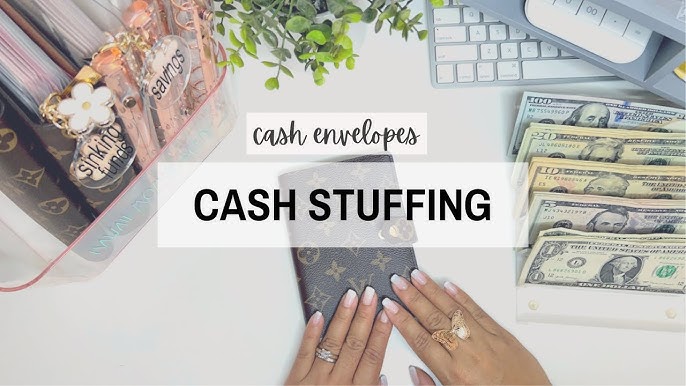 How to start Cash Stuffing, sinking funds, Louis Vuitton Agenda MM Review 