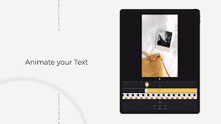 How to add video's to images and animate text, using only an app on your phone