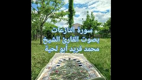 سورة النازعات بصوت القارئ الشيخ محمد فريد سالم أبو لحية
