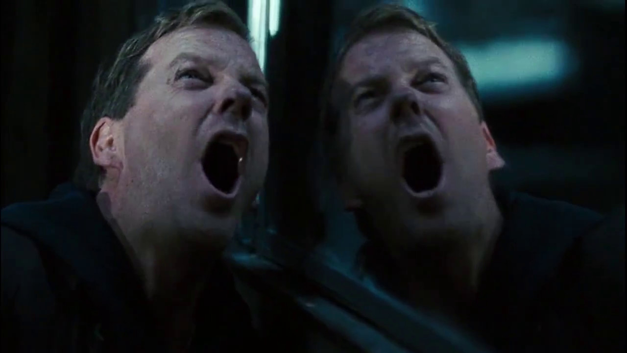 The mirror hit by gun could actually recover automatically