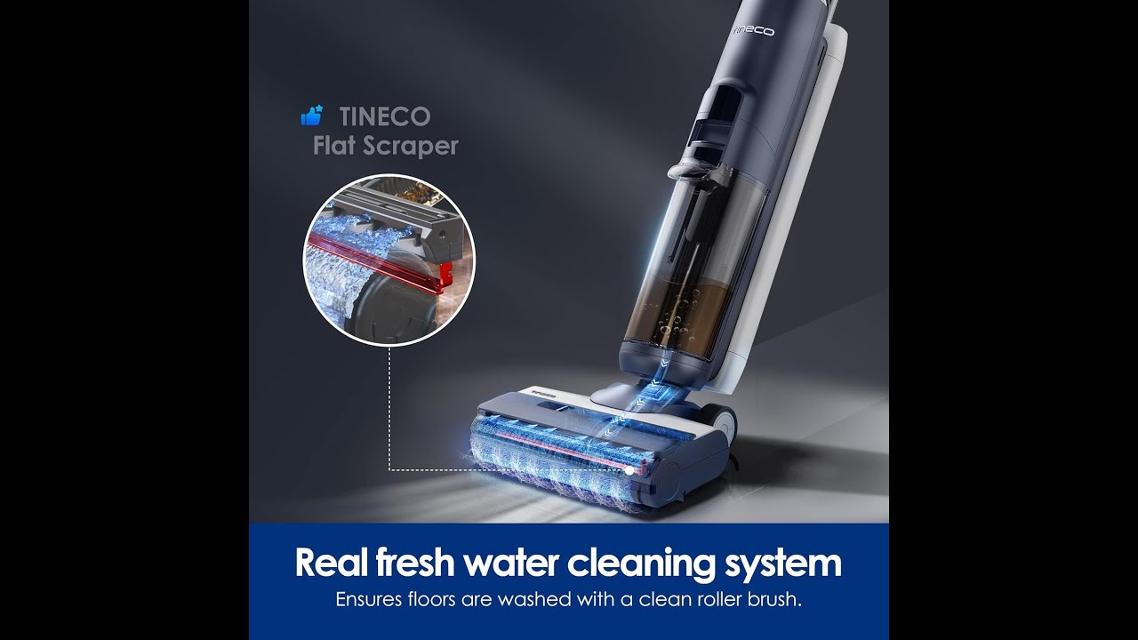 Tineco Floor One S7 FlashDry Wet Dry Aspirapolvere Accessori per lavatrici Rullo spazzola e filtro HEPA Pezzi di ricambio di ricambio  6