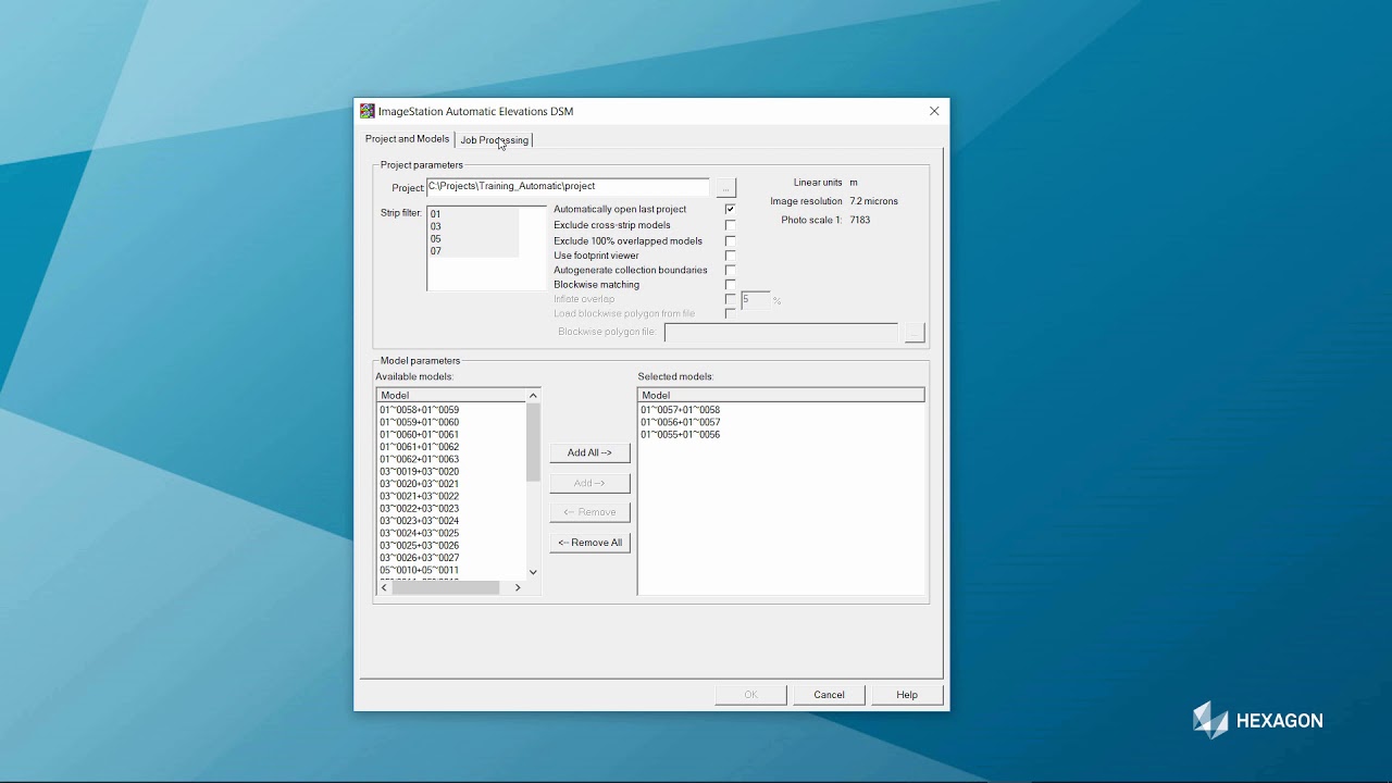 Surface Generation with ImageStation Automatic Elevations DSM