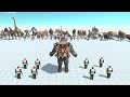 GORO WITH 6 SLOW MO VS FACTION - Animal Revolt Battle Simulator