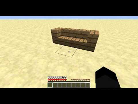 Minecraft - Giagiochi - Come fare una panchina - YouTube