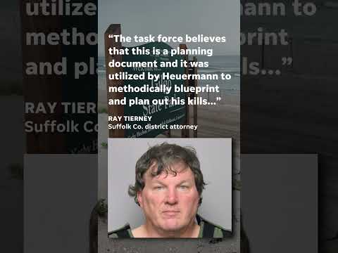 'Blueprint' for murders found in Gilgo Beach suspect's home, according to authorities #Shorts