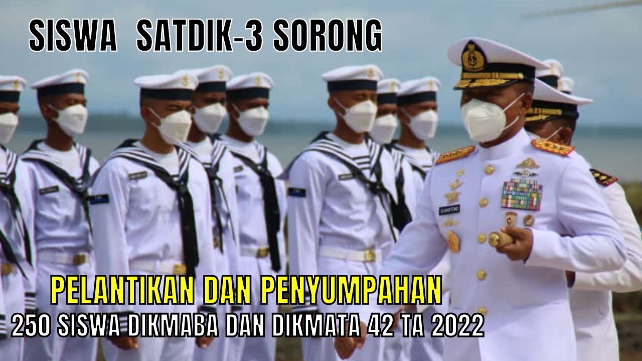 Dankodiklatal Resmi Lantik dan Sumpah 250 Siswa Satdik-3 Sorong Menjadi Prajurit TNI AL