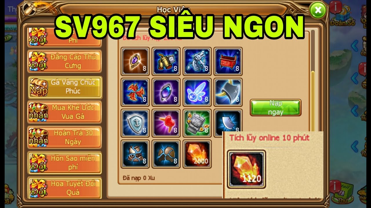 GUNNY MOBI  TRẢI NGHIỆM SV ĐẶC