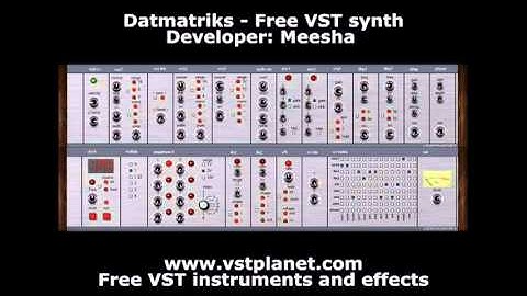 Damatriks - Free VST synth - vstplanet.com