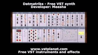 Damatriks - Free VST synth - vstplanet.com