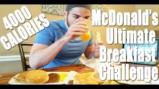 4000 Calories | Matt Stonie McDonald's Ultimate Breakfast Challenge