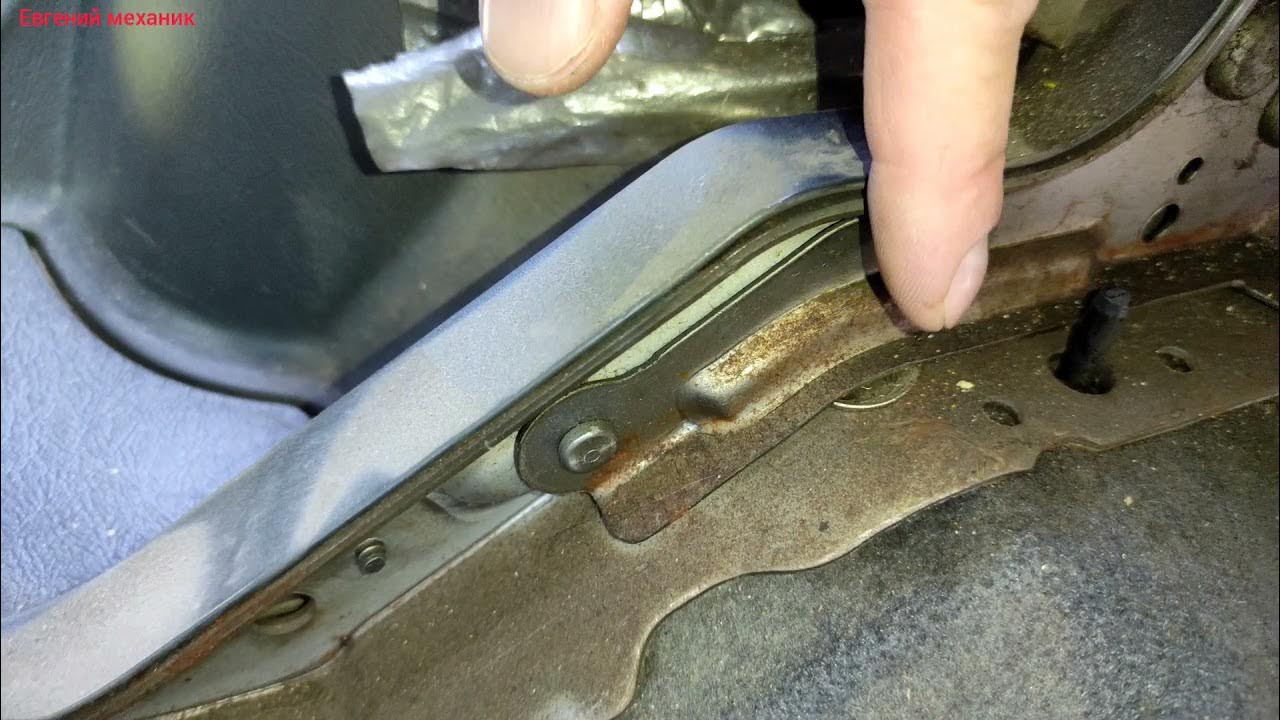 Зняцце і ўстаноўка спінкі сядзення (Hyundai Accent 3 2005-2010: Кузаў: Інтэр'ер 