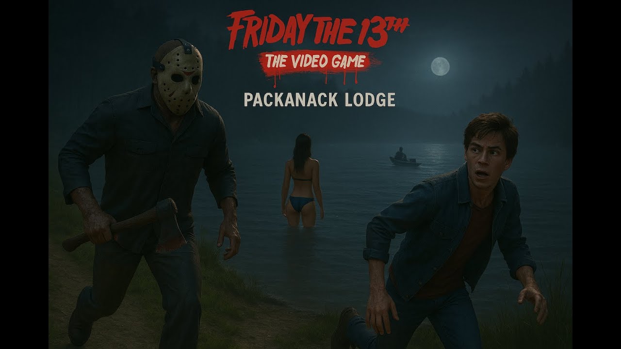 Friday the 13th the Video Game: A J Mason failing to escape Packanack Lodge