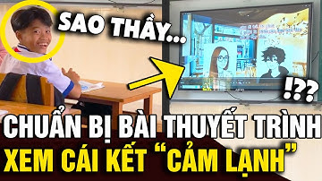 Chuẩn bị bài thuyết trình 