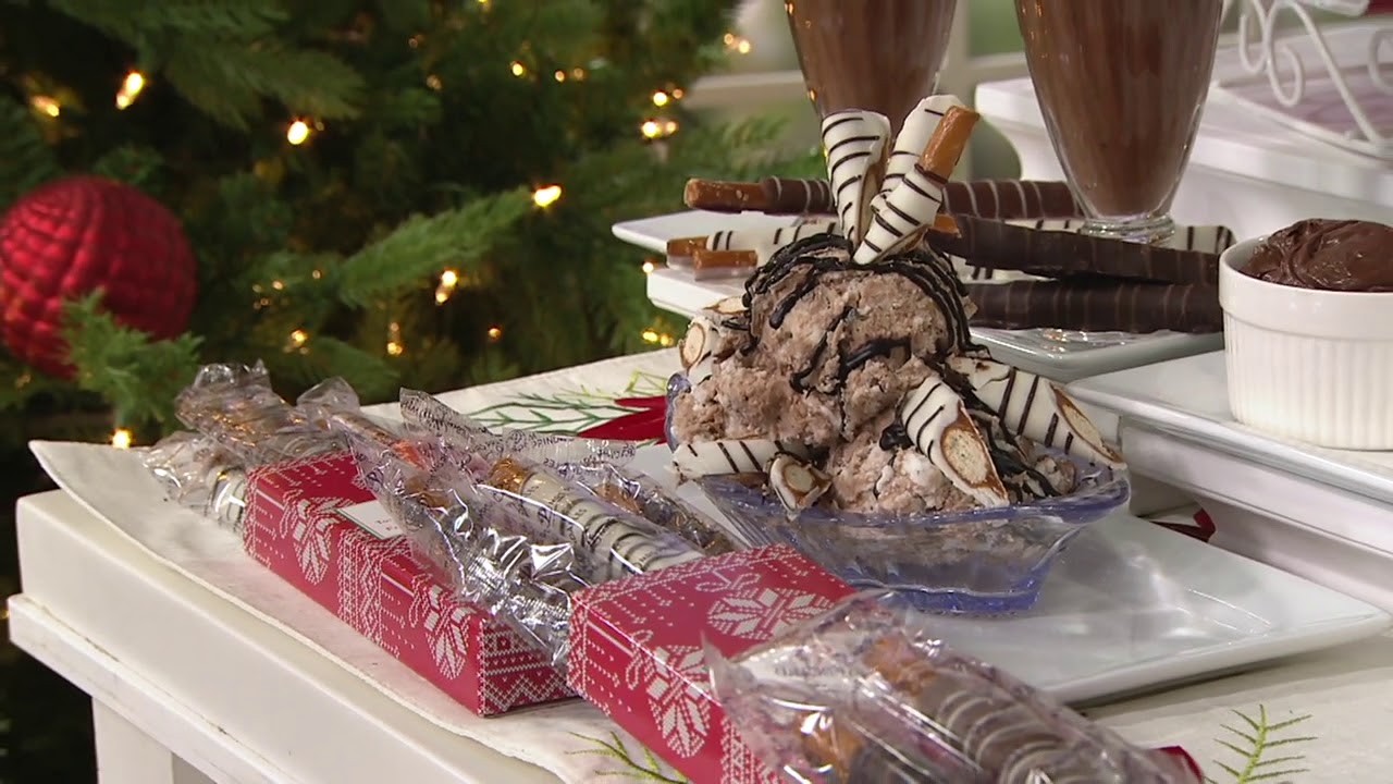 Mrs.Prindable's 18 pc Caramel &amp; Chocolate Pretzels With Gift Box on QVC ...