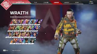 Tryhard Wraith Banner With The FINAL SUNSET Skin - apex legends season 11