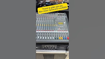 Thanh lý bàn mixer dynacord cms 1000 giá chỉ còn 4,5 tr #huânhoaaudio #0825372999
