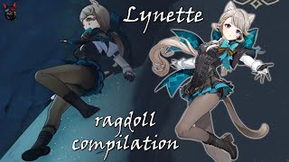 Lynette Ragdoll Compilation - Genshin Impact