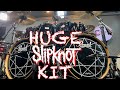 HUGE SLIPKNOT DRUM SET - 10 Piece Pearl Joey Jordison Kit