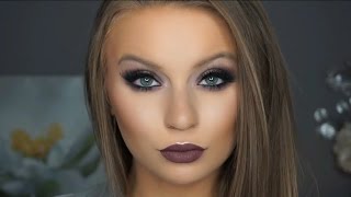 Purple Halo Smokey Eye | Kylie Cosmetics Holiday 2016 Palette Makeup Tutorial | Rachel Lynne