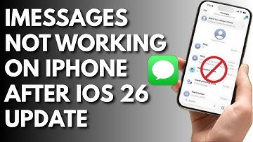 How To Fix iMessages Not Working On iPhone After iOS 26