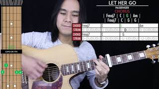 Let Her Go Guitar Cover Acoustic - Passenger 🎸 |Tabs + Chords|