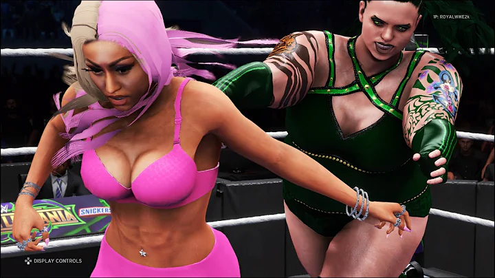 WWE 2K20 - Nicki Minaj vs. Angelina Winters - FULL...