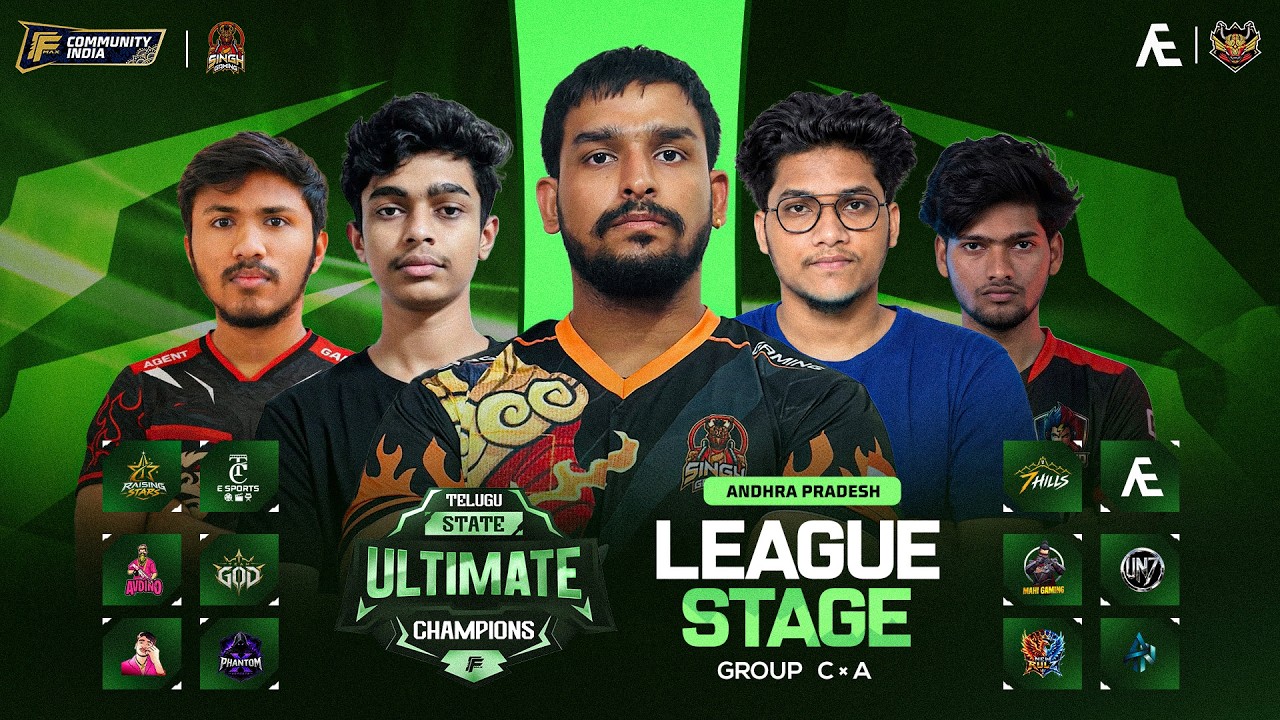 ANDHRA PRADESH LEAGUE STAGE DAY 3 - TELUGU STATES ULTIMATE CHAMPIONS - SG ESPORTS
