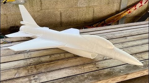 3D Printed F16 - Third Flight.  Design from Cults3d by PTIKYLE
