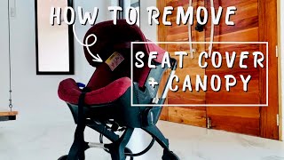 Let's remove the seat cover and canopy | Doona Car Seat \& Stroller #doona