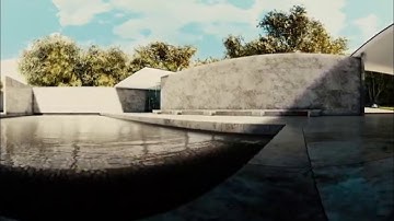 Barcelona Pavilion 360 render test