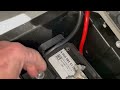 How to get to and disconect battery on Mercedes-Benz Sprinter van