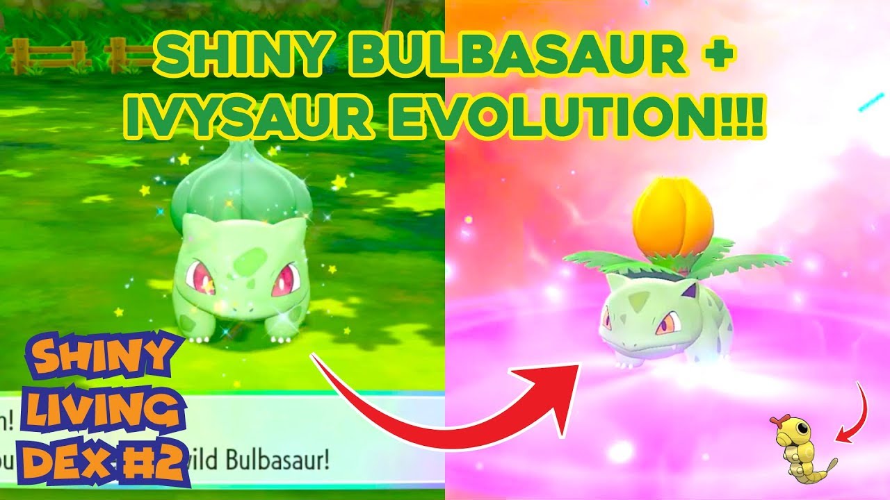 Live Shiny Bulbasaur After Only 73 Encounters!!! + Shiny Ivysaur Evolution!!!  