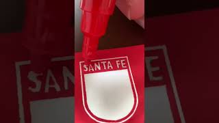 Dibujo el escu de Independiente de Santa Fe 🇨🇴 ¿siguiente? / next?