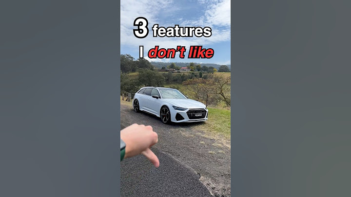 The Audi RS6 isn’t perfect 😢