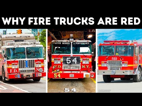 Why Are Firetrucks Red Youtube