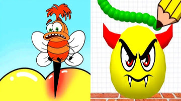 Help Monster 2 Tricky Puzzle vs Draw To Smash - Satisfying ASMR Game All Levels